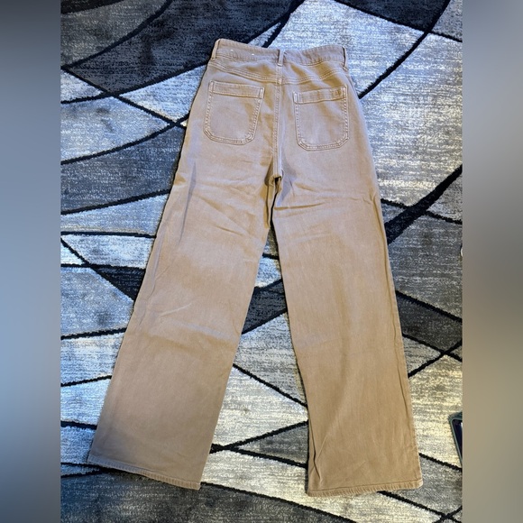 AMERICAN EAGLE BROWN WIDE LEG PANTS - Picture 4 of 5